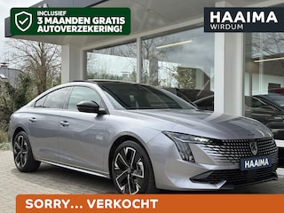 Peugeot 508 1.6 HYbrid 225 GT | Schuif-/kanteldak | Nappa Lederen | Memory functie | Elektr. achterklep | Navigatie | Camera voor & achter