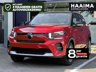 Citroën C3 Plus 113pk Comfort Range 44 kWh | Comfort Stoelen | Apple Carplay/Android Auto | Parkeersensoren | Full LED | DAB | Cruise Control | Airco | Draadloze telefoonlader |