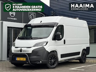Citroën Jumper 2.2 BlueHDi 140 S&S L2H2 3.5t | Adaptieve Cruise control | Achteruitrijcamera | Climate control  | Navigatie | 3 persoons | Side steps | Lichtmetalen velgen black | Pushbar