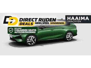 Opel Astra Electric 58 kWh Ultimate | Adaptive Cruise Control | Elektrisch schuif/kantel dak | Stoelverwarming | Verwarmd stuurwiel | Alcantara bekleding | Navigatie | AGR stoelen | Massage | Matrix LED | 18'' Lichtmetalen velgen