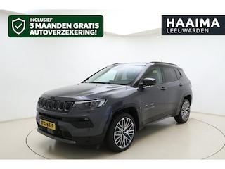 Jeep Compass 1.5T e-Hybrid S | Automaat | Rondomzicht Camera | Lederen bekleding | Stoel & Stuurverwarming | Lichtmetalen velgen | Keyless | Climate control