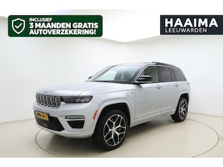 Jeep Grand Cherokee 2.0 Summit Reserve 4xe 380 PK | Trekhaak | 2332 KG Trekgewicht | Lederen bekleding | Panoramisch schuifdak | Massage stoelen | Keyless
