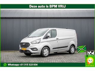 Ford Transit Custom 2.0 EcoBlue L1H1 | Automaat | 3-Zits | Camera | Carplay | Cruise | PDC | Airco | Trekhaak