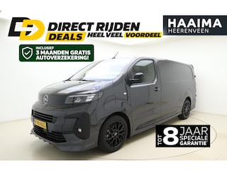 Opel Vivaro Electric L3 75 kWh | DEMO | Lederen bekleding | STX pakket | Navigatie | Stoelverwarming | Keyless | Laadruimte betimmering | Camera | Lichtmetalen velgen black