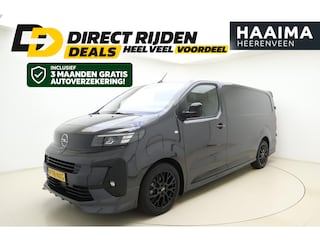 Opel Vivaro Electric L3 75 kWh | DEMO | Lederen bekleding | STX pakket | Navigatie | Stoelverwarming | Keyless | Laadruimte betimmering | Camera | Lichtmetalen velgen black