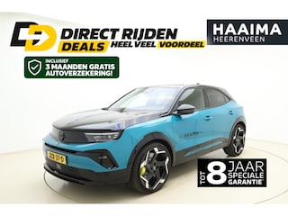 Opel Mokka Electric 54 kWh 281pk GSE | Unieke uitvoering | Alcantara sportstoelen | 20" Lichtmetalen velgen |  | Sperdifferentieel | Alcon remschijven met gele remklauwen | Navigatie | Stoel- en Stuurverwarming | Camera | Adapt. Cruise control | Zwart dak en motorkap