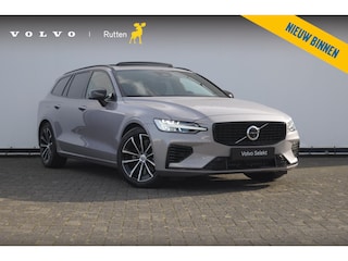 Volvo V60 T8 455PK Automaat Plug-in hybrid AWD Plus Dark Trekhaak / Head up display / / Trekhaak / Panoramadak / Keyless entry / Elektrische achterklep / Stoel - en stuurwielverwarming / BLIS / Adaptieve cruise control / Parkeersensoren met camera