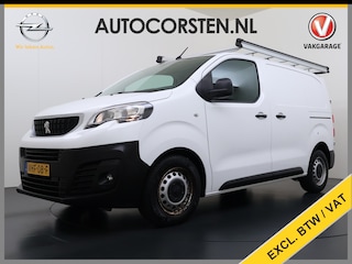 Peugeot Expert 2.0HDI 123PK Imperiaal 3-Persoons Trekhaak Airco Apple Carplay Android Auto Navi* Bluetooth Pdc Cruise Control Regen-Lichtsensor Schuifdeur Betonplex Vloer Wandbetimmering 2.500KG Trekgewicht 1e Eigenaar Originele Nederlandse Auto
