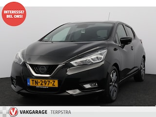 Nissan Micra 0.9 IG-T N-Connecta/ LED Dagrijverl./ 16''LMV/ Camera/ Clima/ Navi/ Cruise/ Bluetooth/ Multi.LEDER.Stuur/ Elek.Pakket/ Isofix/ PDC Achter.