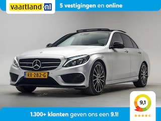 Mercedes-Benz C-klasse 180 AMG Sports Edition [ Schuifdak Led Burmester Leer Camera Pano ]