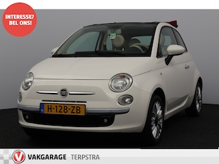 Fiat 500 1.2 Lounge/ 4-Cilinder!/ 15'' LMV/ Elek. Kap/ PDC/ Chroom/ Airco/ Elek. pakket/ Isofix/ Multi. Stuur/ Dagrijverl./ Mistl.