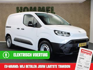 Toyota Proace City Navigator 50 kWh - DIRECT UITVOORRAAD LEVERBAAR - 3 FASE LADEN - SNELWEG LAADMOGELIJKHEID - NAVIGATIE - APPLE CARPLAY/ANDROID AUTO - PARKEERSENSOREN ACHTER - SCHUIF DEUR RECHTS - LAADVLOER - 3 ZITS UITVOERING - 2 LAADKABELS - LICHT EN REGENSENSOR - 16 INCH WIELEN MET BRIDGESTONE BANDEN