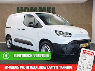 Toyota Proace City Navigator 50 kWh - DIRECT UITVOORRAAD LEVERBAAR - 3 FASE LADEN - SNELWEG LAADMOGELIJKHEID - NAVIGATIE - APPLE CARPLAY/ANDROID AUTO - PARKEERSENSOREN ACHTER - SCHUIF DEUR RECHTS - LAADVLOER - 3 ZITS UITVOERING - 2 LAADKABELS - LICHT EN REGENSENSOR - 16 INCH WIELEN MET BRIDGESTONE BANDEN