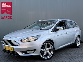 Ford Focus Wagon BWJ 2016 1.0 126 PK Titanium KEYLESS | TREKHAAK | CLIMA | NAVI | BLUETOOTH | PDC V+A | 18 INCH | MULTI F. STUUR