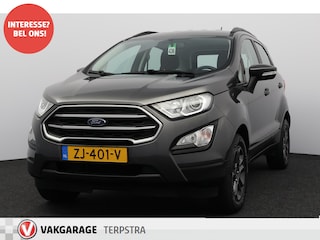 Ford Ecosport 1.0 EcoBoost Trend Ultimate/ Trekhaak/ 16'' LMV/ Navi/ Clima/ Cruise/ Elek. pakket/ Isofix/ Bluetooth/ Armsteun/ Multi. LEDER. Stuur/ Mistl./ PDC/ LED Dagrijverl.