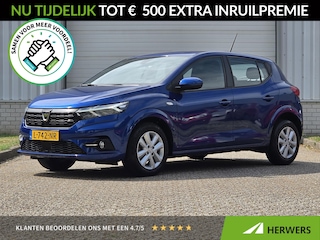 Dacia Sandero 1.0 Comfort / Dealer Onderhouden / 1e Eigenaar / Apple Carplay & Android Auto / Navigatie / Cruise Control / Airco /