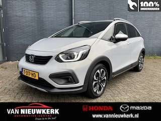 Honda Jazz 1.5 i-MMD 109pk Hybrid Automaat Crosstar | Navigatie Apple Car Play | Adaptieve Cruisecontrol | Parkeercamera | LED | Stoelverwarming |