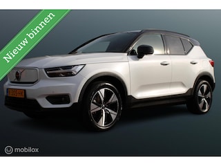 Volvo XC40 Recharge P8 409 PK AWD R-Design, Wit parelmoer, Zwart dak, Donker glas, Stoel-stuurverwarming, Cruise, Clima, Navi, App connect , Pdc + Camera rondom