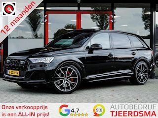 Audi Q7 4.0 TFSI SQ7 quattro 7p | Luchtvering | Adaptieve Cruise Control | 7pers. | Virtual Cockpit | Valcona Leder | 22'' Lichtmetalen Velgen | Panoramadak |