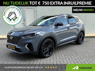 Hyundai Tucson 1.6 T-GDI 4WD N-Line / Automaat / Trekhaak / Navigatie / Cruise Control Adaptief / Elektrische Achterklep / Stoel&Stuur Verwarming / Camera / Apple&Android Carplay