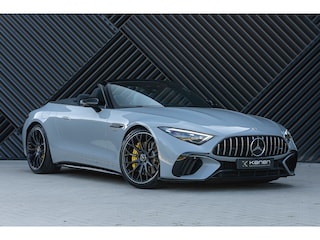 Mercedes-Benz SL Roadster 63 4MATIC+ Aero Nightpack Distronic+ LIFT Digital Light Achterasbest. Memory Lift Burmester Massage Stoelvent. HUD 360