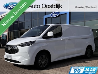Ford Transit Custom 340 L2H1 Limited 71 kWh 218PK 2x Schuifdeur PRO Power VOL Leder 2300KG Trekgewicht Adaptieve Cruise 360 Camera Navi Stoelverwarming Carplay Blind-Spot *Nieuw*
