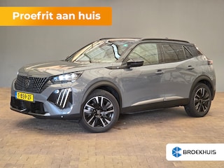 Peugeot 2008 EV GT 54 kWh Panorama Dak | Camera Rondom | Alcantare/Leer | Elek. Stoel met Massage | 18" Lichtmetaal | Stoelverwarming | Achteruitrijcamera | Afwijkende dakkleur | Airco (automatisch)