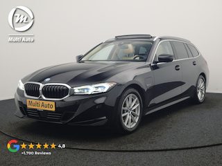 BMW 3-serie Touring 320e Luxury Line Facelift PHEV Dealer O.H. | Trekhaak Af Fabriek | Panodak | Head Up | Adaptive Cruise | 360 Camera | Lederen Sportstoelen Verwarmd | Sfeerverlichting | Apple Carplay | Keyless | Widescreen Navi | DAB | Plug In Hybrid