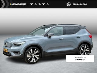 Volvo XC40 Recharge Plus | Trekhaak | Warmtepomp | Two-Tone | Achteruitrijcamera | Parkeersensoren | Keyless Entry | Elektrische Achterklep | Stoelverwarming | Cruise Control Adaptief | BLIS | Navigatie | Apple Carplay | Android Auto