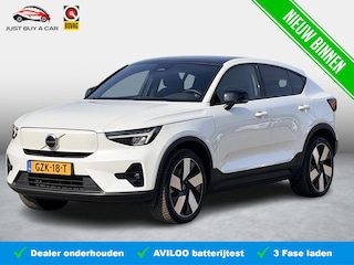 Volvo C40 Recharge Plus 69 kWh SOH 94,3% | Panoramadak | Pilot Assist | Adaptieve cruise control | Warmtepomp | Stoel & Stuurverwarming | Achteruitrijcamera | Keyless | Memory |