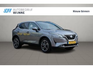 Nissan Qashqai 1.3 MHEV 158pk Xtronic Tekna Plus | Navi | Trekhaak | Adaptive Cruise | 360° Camera | Leder | Head-up Display | Panoramadak | 19" velgen
