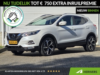 Nissan Qashqai 1.3 DIG-T Tekna / Trekhaak / Panoramadak / Adaptief Cruise Control / 360 Graden Camera / Elektrische Bestuurdersstoel / Apple Carplay & Android Auto / Navigatie / Climate Control /