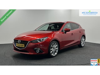 Mazda 3 2.0 GT-M LEER NAVI CARPLAY ECC CRUISE LM 102000KM STOELVERWARMING.