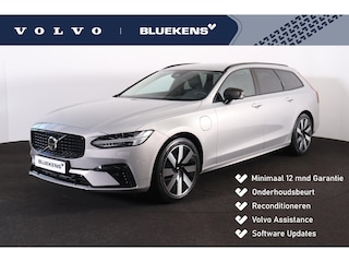 Volvo V90 T6 Recharge AWD Plus Dark - IntelliSafe Assist & Surround - 360º Camera - Adaptieve LED koplampen - Verwarmde voorstoelen, stuur & achterbank - Parkeersensoren voor & achter - Elektr. bedienb. voorstoelen met geheugen - Extra getint glas - Inklapbare trekhaak - 19' LMV
