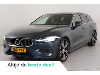 Volvo V60 2.0 T8 Recharge PHEV 456 pk Plus Bright AWD | Pano | Adaptive Cruise | Stoelverw. | HK/DAB+ | El. achterklep | El. stl. verst. | Parkeerss. |