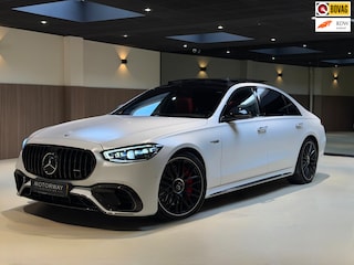 Mercedes-Benz S-klasse AMG 63 S E Performance|Pano|HUD|Keyless|360|4D Burmester|Massage|Matrix|Stoel verwarm en ventil|Carbon