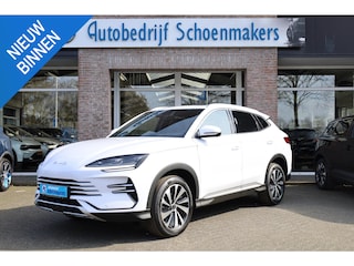 BYD Seal U 1.5 DM-i FWD Boost TREKHAAK-AFNEEMBAAR! SNOW-WHITE+ZWART-LEER CARPLAY PANO 360-CAMERA STOELVENTILATIE STUUR/STOELVERW. HUD ADAPTIVE-CRUISE CLIMA NAVI 2XPDC 19''LMV ENZ ENZ!
