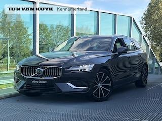 Volvo V60 2.0 T6 Plug-in hybrid AWD Essential Bright PHEV, Automaat, Leder, Trekhaak semi elektrisch inklapbaar, Stoelverwarming, Stuurverwarming voor- en achter, 18 inch wielen met all-season banden