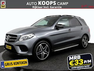 Mercedes-Benz GLE 250D 4MATIC AMG Sport Edition 204Pk Grijs Kenteken | NL Auto | Schuif \ kantel dak | Elec.trekhaak | Navi | Elektrische stoelen met geheugen | Lucht-vering | Navigatie | 229dkm NAP | TOPSTAAT