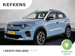 Citroën C3 Max 113pk 44 kWh Automaat | Navigatie | Achteruitrijcamera | Climate Control | Cruise Control | Parkeersensoren | Bluetooth | Draadloze Apple Carplay / Android Auto | Comfortstoelen | Elektrisch inklapbare spiegels | Led koplampen | Donker getint glas | 17" lichtmetalen velgen |
