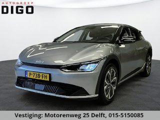 Kia EV6 AIR 58 kWh ACCU 95.6% !! BEREIK TOT 395 KM ( WLTP) NAVIGATIE . STOEL EN STUUR VERWARMING . PDC VOOR/ACHTER . DODE HOEK DETECTIE .