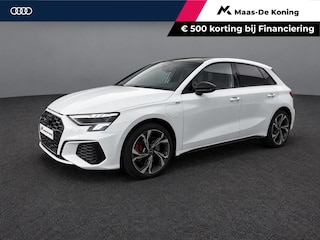 Audi A3 Sportback 45 TFSI e 245pk S edition Competition · Panoramadak · Camera · Apple/Android Car Play · Trekhaak · Stoelverwarming · Adaptive Cruise Control · Keyless · Dodehoeksensor · Elektrische kofferbak · Garantie t/m 21-02-2029 of 100.000km