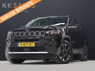 Jeep Compass 4xe 190 Plug-in Hybrid Electric Limited Lease Ed. 4WD [TREKHAAK, STUURVERWARMING, STOELVERWARMING, ADAPTIEVE RIJMODUS, CAMERA, PARKEER ASSISTENT, ADAPTIVE CRUISE, PDC V+A, DIGITAL DASH, BLUETOOTH, CLIMATE, NIEUWSTAAT]