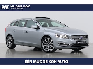 Volvo V60 2.0T Summum | 5-cilinder | CNG | Panoramadak | ACC | Trekhaak | BLIS | Keyless | Stoel+Stuurverwarming | Navigatie | Camera
