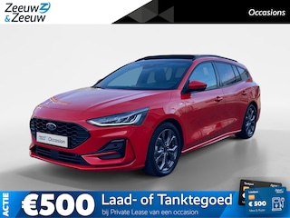 Ford Focus Wagon 1.0 EcoBoost Hybrid ST Line X 155pk automaat | Stoel- stuur en voorruitverwarming | Kantel / schuifdak | Driver assistance pack