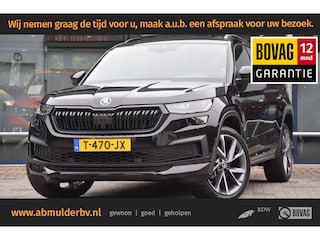 Skoda Kodiaq 1.5 TSI 150PK Sportline Business 7p 7-persoons DSG Automaat | Org. NL | BOVAG Garantie | Trekhaak | Lederen Interieur | 20'' Velgen | Camera | Matrix LED | Virtual Cockpit | El. Kofferklep | Panoramadak |