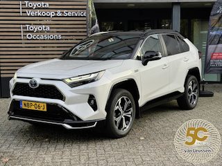 Toyota RAV4 2.5 Plug-in Hybrid AWD Bi-Tone Plus HEAD-UP 360-CAMERA STOEL/STUURVERWARMING STOELVENTILATIE EL-ACHTERKLEP APPLE/ANDORID JBL-AUDIO BLIND-SPOT CLIMA TREKHAAK EL-STOELEN KEYLESS SENSOREN