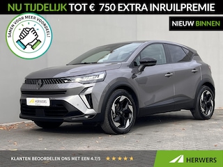 Renault Captur 1.8 E-Tech full hybrid 160 techno / Fabrieksgarantie tot 02-2029 / Pack Winter / Stuur- & Stoelverwarming / Navigatie groot scherm / Camera / Apple Carplay Android / 18" LM wielen /