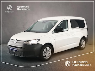 Volkswagen Caddy 1.5 TSI 5 Zitplaatsen | Incl BTW/BPM | Trekhaak | Achterdeuren | Climatronic | AdaptiveCruisecontrol | Navigatie | AppleCarplay /AndroidAuto draadloos | 2x schuifdeur