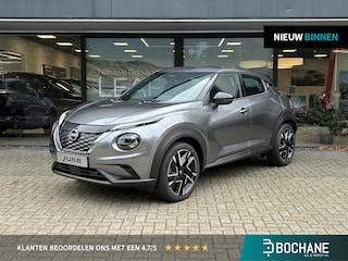 Nissan Juke 1.6 Hybrid N-Connecta NIEUW UIT VOORRAAD LEVERBAAR | Climate Control | Apple CarPlay & Android Auto | Navigatiesysteem | Cruise Control | Stoelverwarming | Stuurverwarming | Parkeersensoren achter | Achteruitrijcamera | Tot 10 jaar fabrieksgarantie